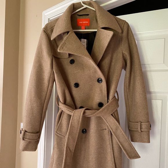 Joe Fresh pea coat XS - Picture 2 of 4
